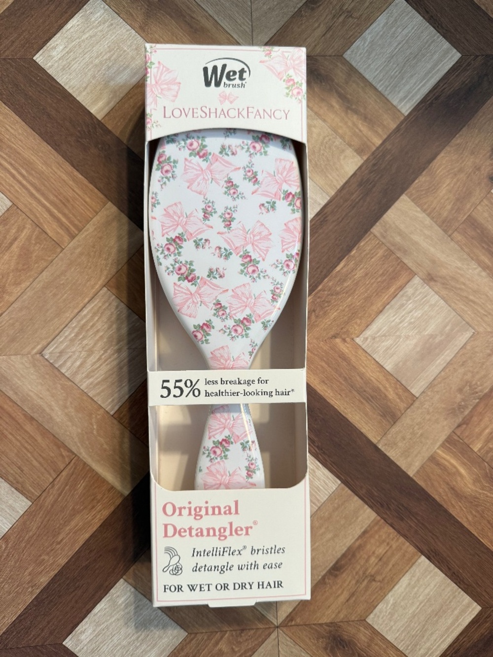 LOVESHACKFANCY X Wet Brush Original Detangler Brush in Rosa Beaux Print